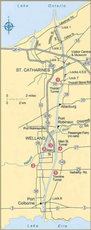 Welland Canal Map